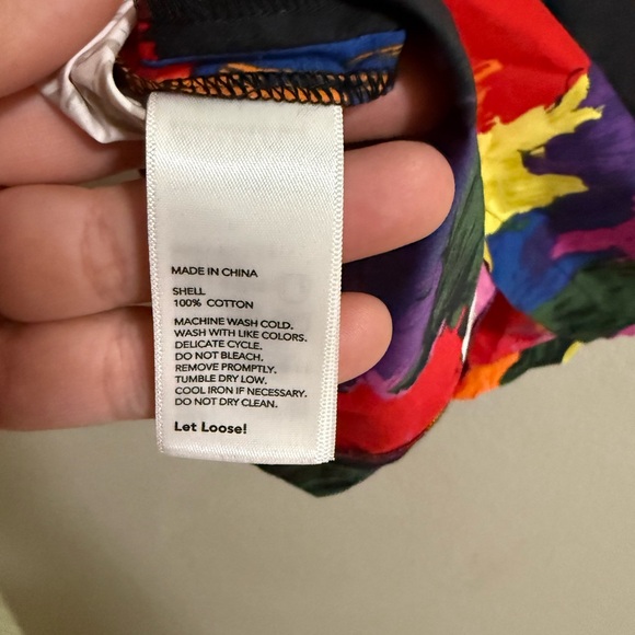 Kate Spade Saturday Abstract Paint Print Top – Multicolor, Size XL - Picture 5 of 5